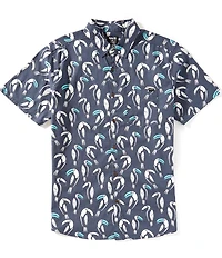 Hurley One & Only Lido Short Sleeve Bird Printed Woven Shirt