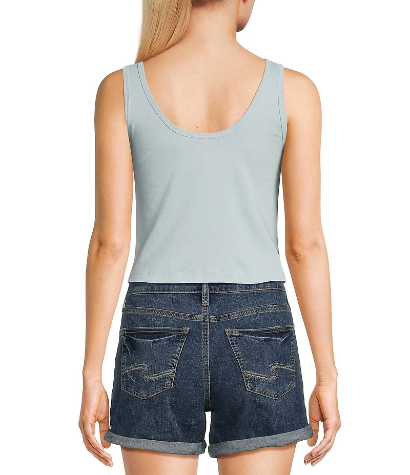 Hurley Palm Peaks Sleeveless Cropped Tank Top