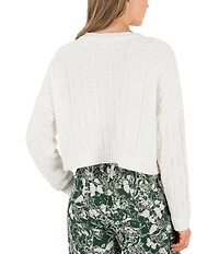 Hurley Park City Long Sleeve Textured Basketweave Sweater