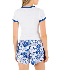 Hurley Peace Out Ringer Short Sleeve Baby T-Shirt