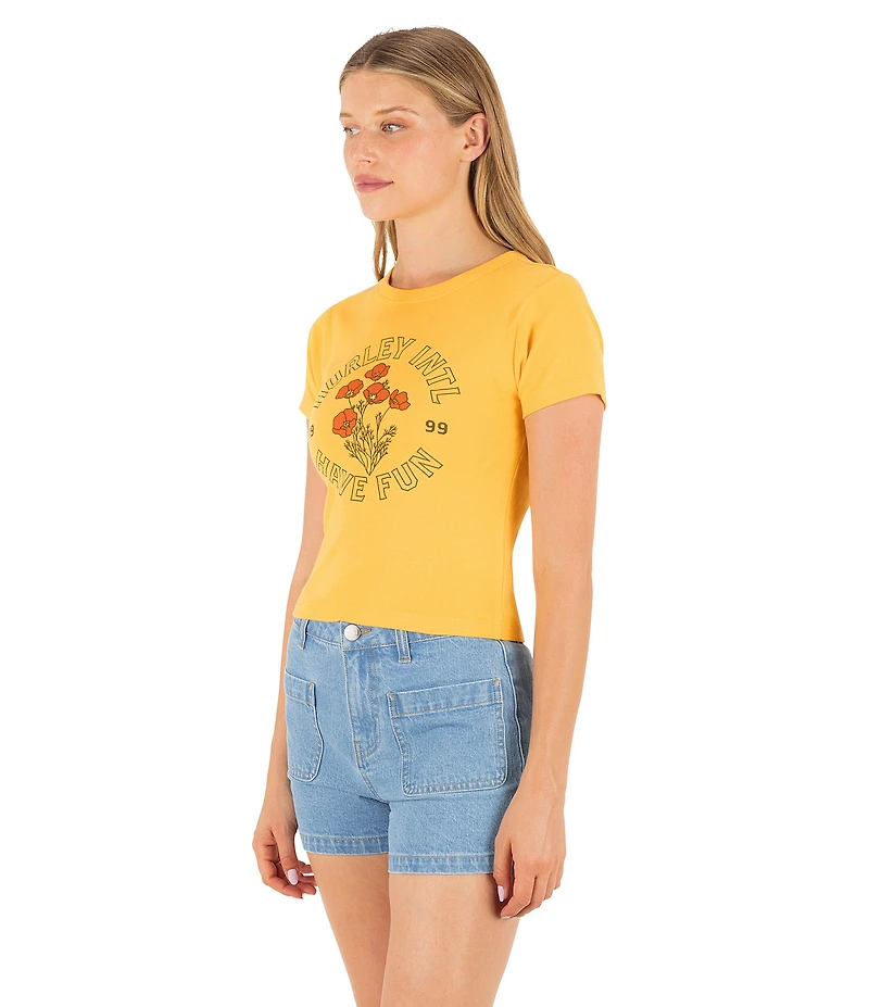 Hurley Poppy Short Sleeve Baby T-Shirt