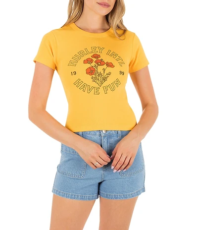 Hurley Poppy Short Sleeve Baby T-Shirt