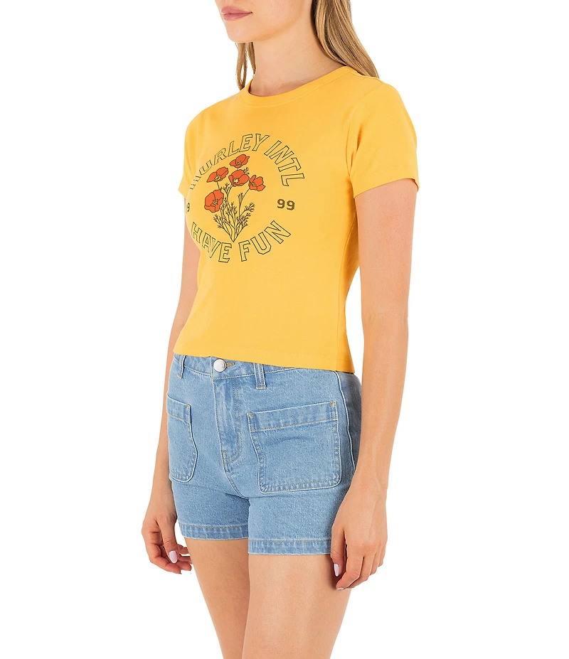 Hurley Poppy Short Sleeve Baby T-Shirt