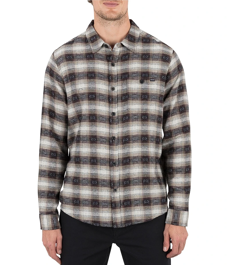 Hurley Portland Long Sleeve Flannel Shirt