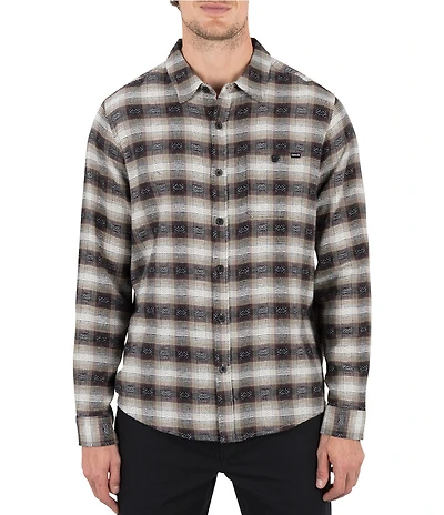 Hurley Portland Long Sleeve Flannel Shirt