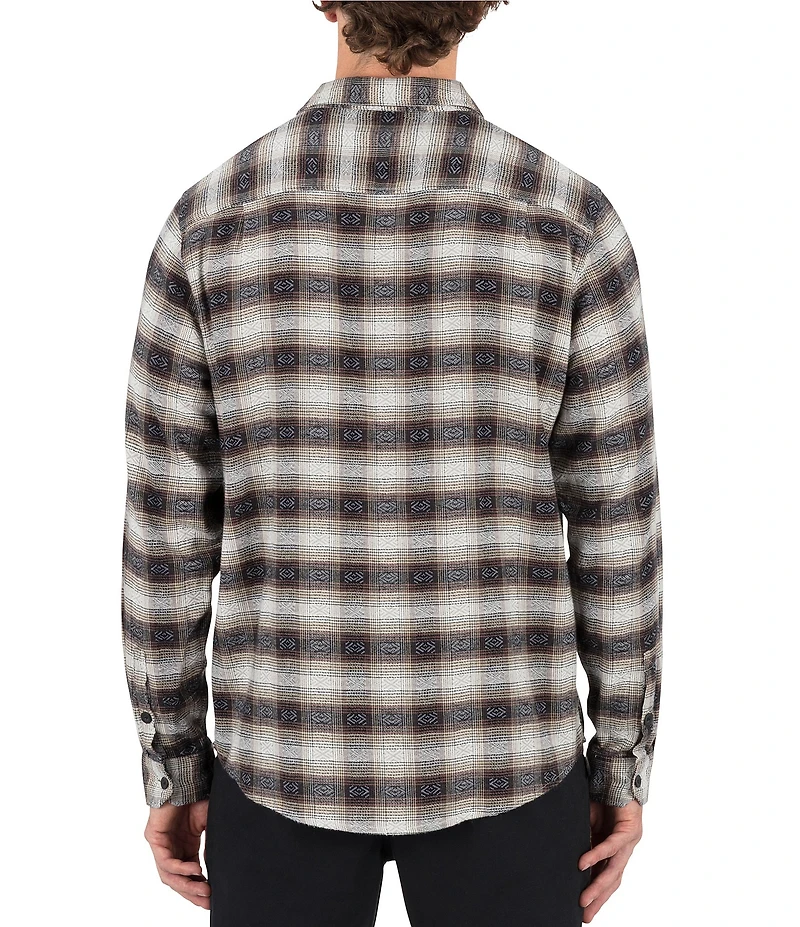 Hurley Portland Long Sleeve Flannel Shirt