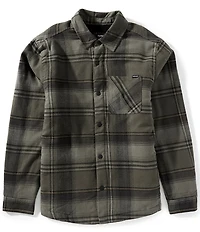 Hurley Portland Long Sleeve Plaid Flannel Shirt