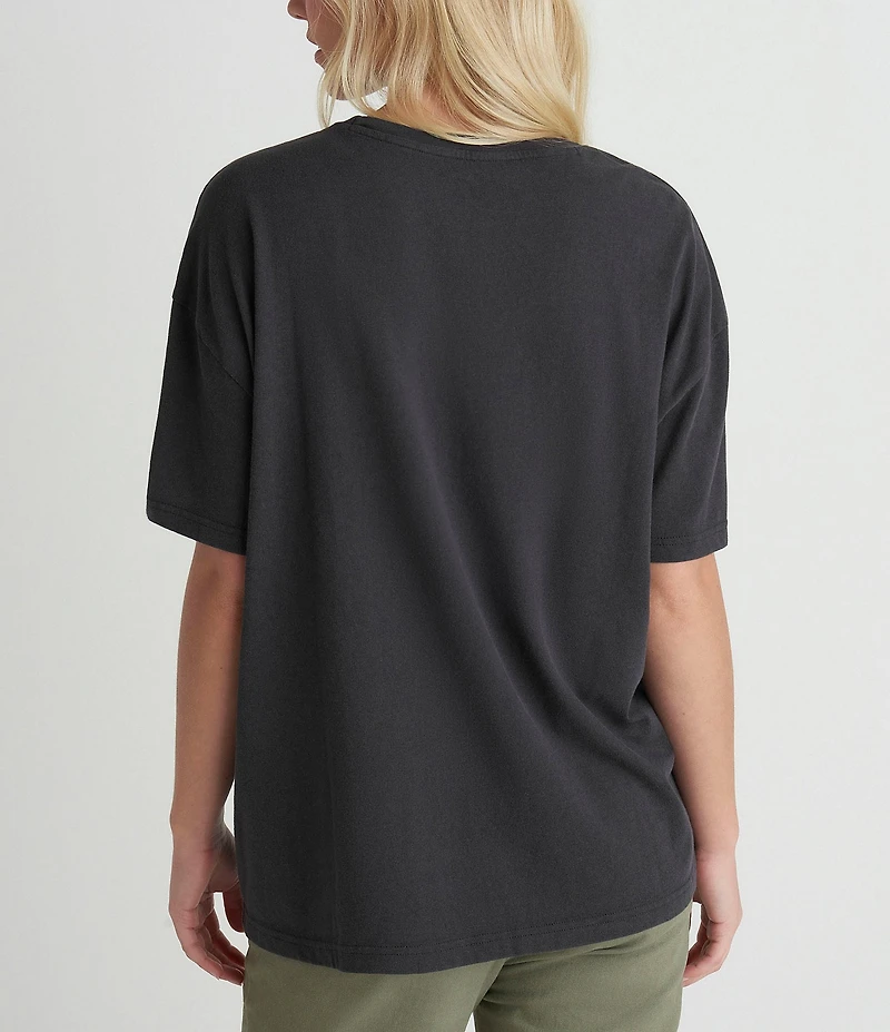 Hurley Racquet Graphic Short-Sleeve Boyfriend T-Shirt