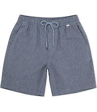 Hurley Raleigh Linen Blend 18#double; Outseam Volley Swim Trunks