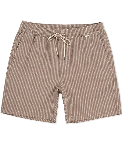 Hurley Raleigh Linen Blend 18#double; Outseam Volley Swim Trunks