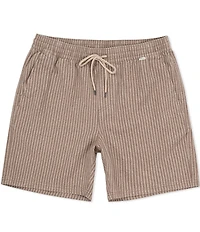 Hurley Raleigh Linen Blend 18#double; Outseam Volley Swim Trunks