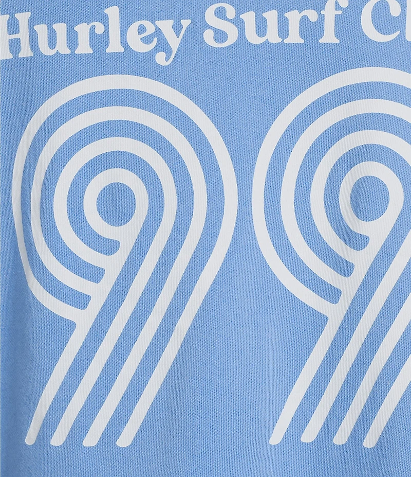 Hurley Rollers Short Sleeve Boxy Cropped T-Shirt