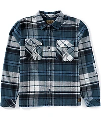 Hurley Santa Cruz Long Sleeve Plaid Flannel Shirt