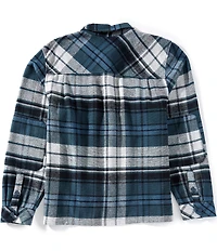 Hurley Santa Cruz Long Sleeve Plaid Flannel Shirt