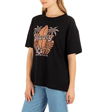 Hurley Short Sleeve Arise Boyfriend T-Shirt