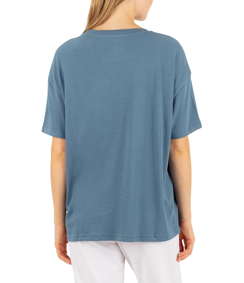Hurley Short Sleeve Collegiate Boyfriend T-Shirt