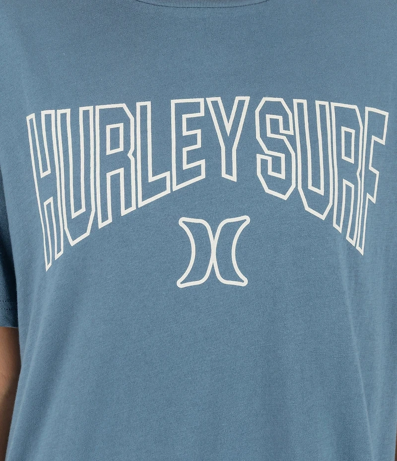 Hurley Short Sleeve Collegiate Boyfriend T-Shirt