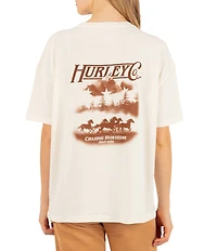 Hurley Short Sleeve Free Valley Boyfriend Tee