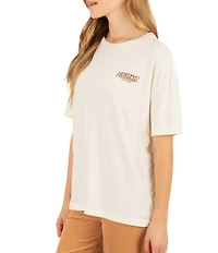 Hurley Short Sleeve Free Valley Boyfriend Tee