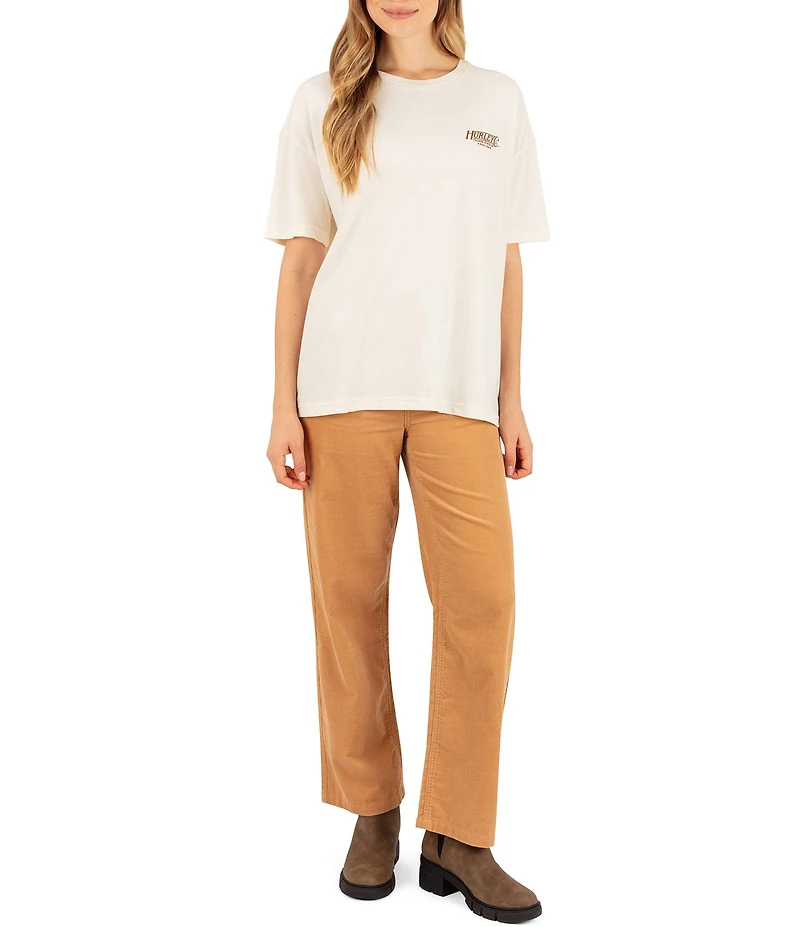 Hurley Short Sleeve Free Valley Boyfriend Tee