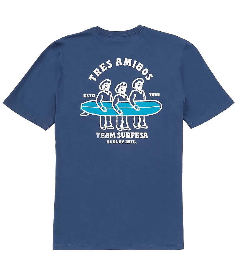 Hurley Short Sleeve Surfesa Team Graphic T-Shirt