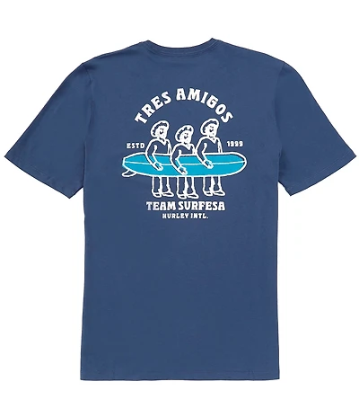 Hurley Short Sleeve Surfesa Team Graphic T-Shirt