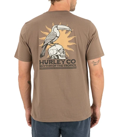 Hurley Skull Tropics Short Sleeve T-Shirt