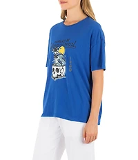 Hurley Skulltide Short Sleeve Boyfriend T-Shirt