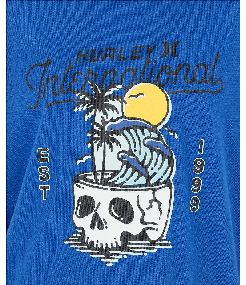 Hurley Skulltide Short Sleeve Boyfriend T-Shirt