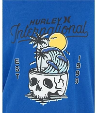 Hurley Skulltide Short Sleeve Boyfriend T-Shirt