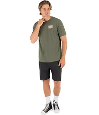 Hurley Skyline Slub Jersey Short Sleeve T-Shirt