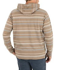Hurley Striped Long Sleeve Hooded Poncho