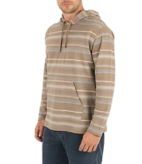 Hurley Striped Long Sleeve Hooded Poncho