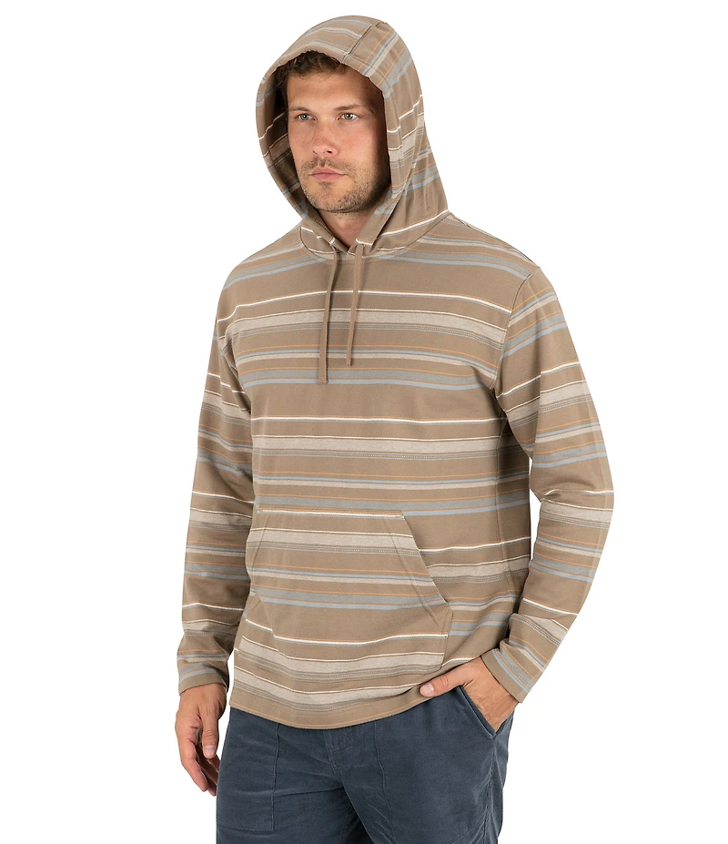 Hurley Striped Long Sleeve Hooded Poncho