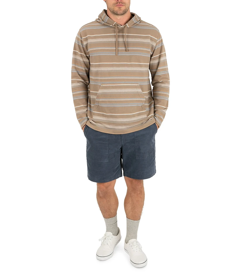 Hurley Striped Long Sleeve Hooded Poncho