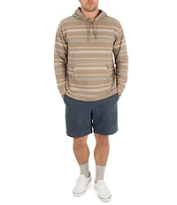 Hurley Striped Long Sleeve Hooded Poncho