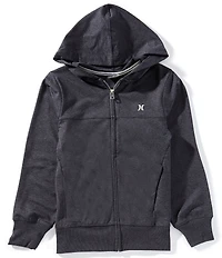 Hurley Big Boys Sunset Long-Sleeve H2O-DRI Hooded Fleece Jacket