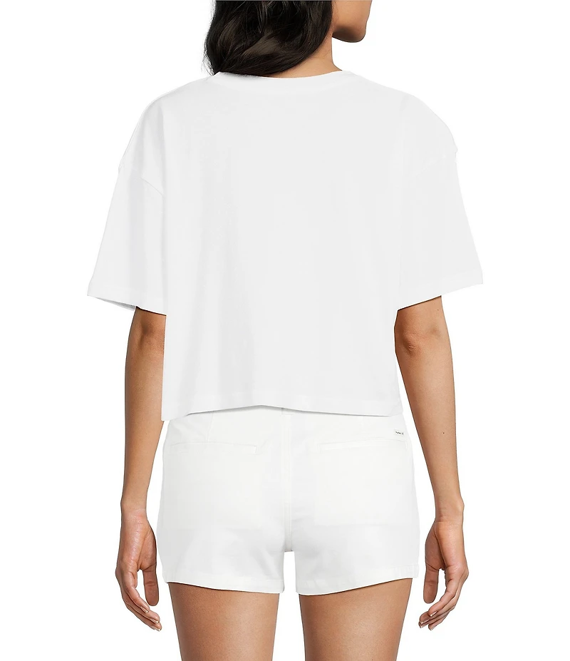 Hurley Surf Hooky Short Sleeve Boxy Cropped T-Shirt
