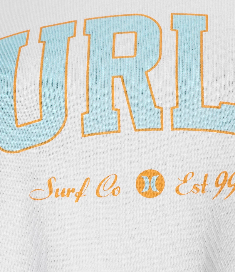 Hurley Surf Hooky Short Sleeve Boxy Cropped T-Shirt