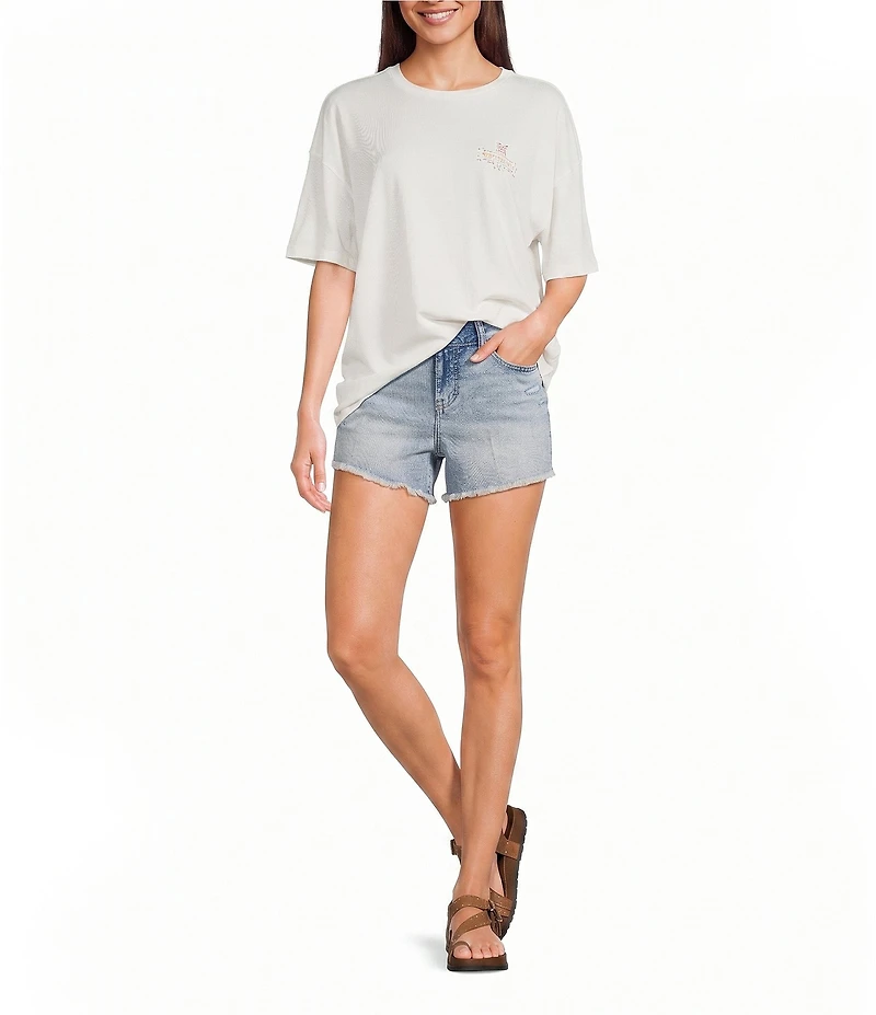 Hurley Tide Chaser Short Sleeve Boyfriend T-Shirt