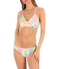 Hurley Tie-Dye Pull-On Hipster Swim Bottom