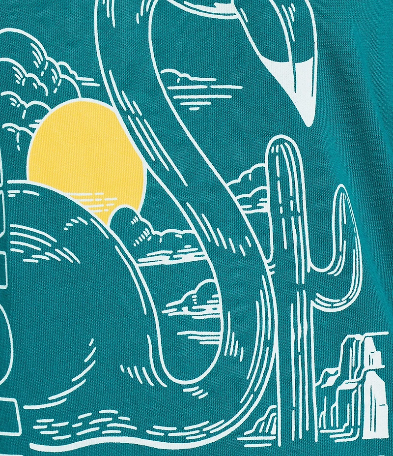 Hurley Tropical Travelers Short Sleeve Boyfriend T-Shirt