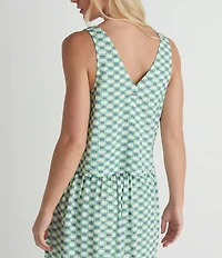 Hurley Venice Geometric-Printed Sleeveless Vest Top