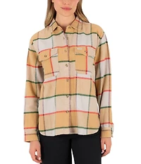 Hurley Wander Long Sleeve Plaid Yarn Dyed Flannel Woven Shirt