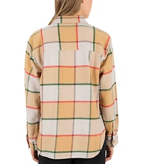 Hurley Wander Long Sleeve Plaid Yarn Dyed Flannel Woven Shirt