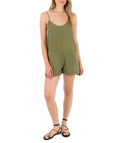 Hurley Wavy Days Sleeveless Romper