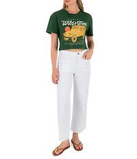 Hurley Wild And Free Short Sleeve Cropped Boxy T-Shirt