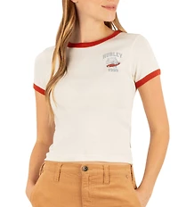 Hurley Wildcat Ringer Short Sleeve T-Shirt