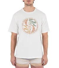 Hurley Yin Yang Palms Short Sleeve T-Shirt
