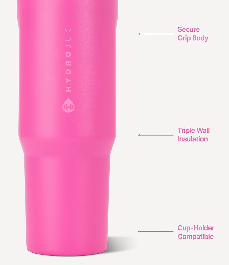 HYDROJUG Flip Straw Sport Bottle, 32-oz